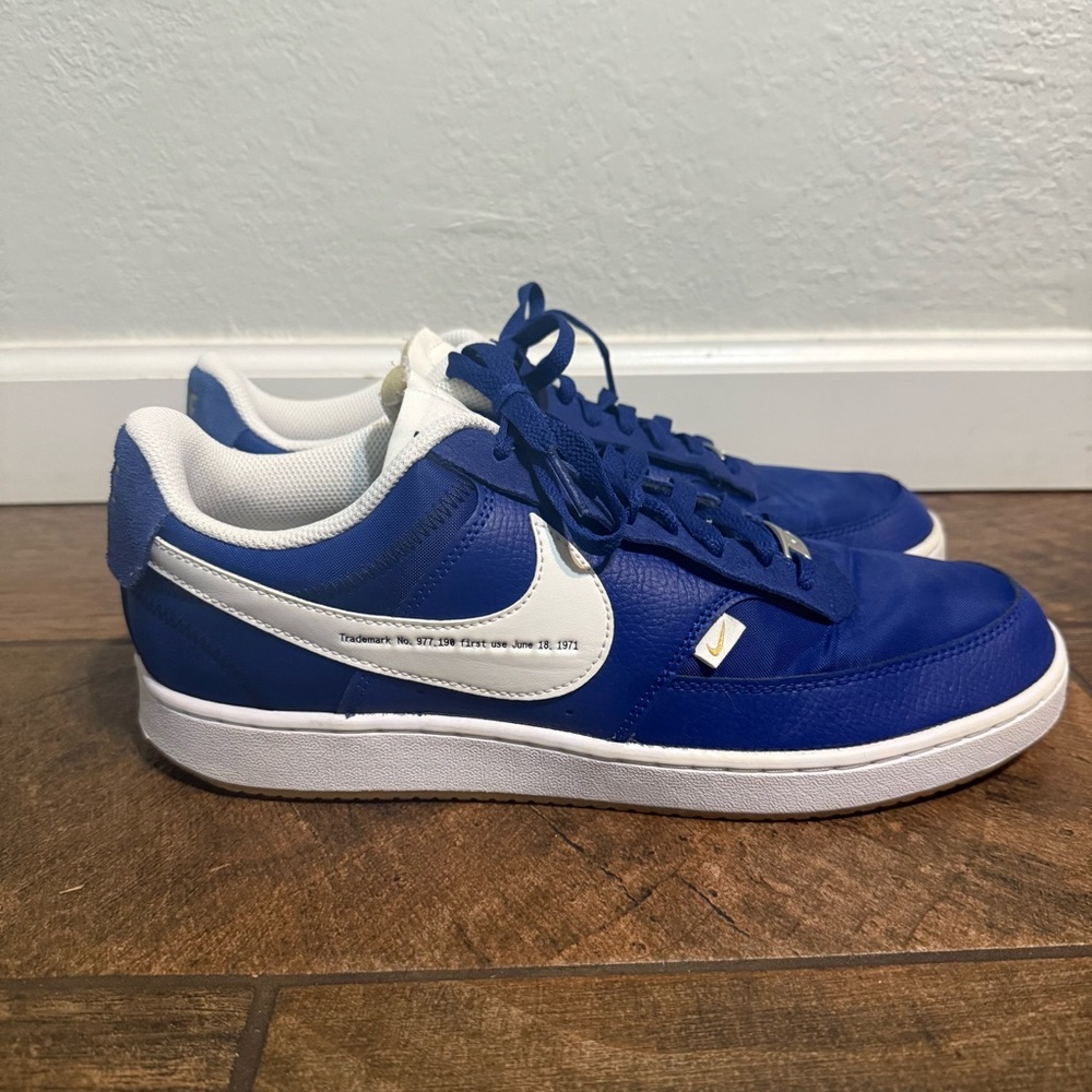 Nike - Court Vision Low Premium - Royal Blue & White DJ2001-400 Size 11